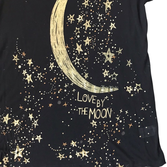 🆕 Lauren Moshi Love by the Moon Metallic Top - Picture 4 of 4